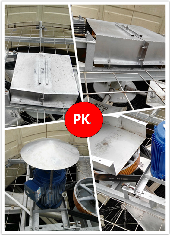 深圳寶輝酒店冷卻塔風(fēng)機更換改造